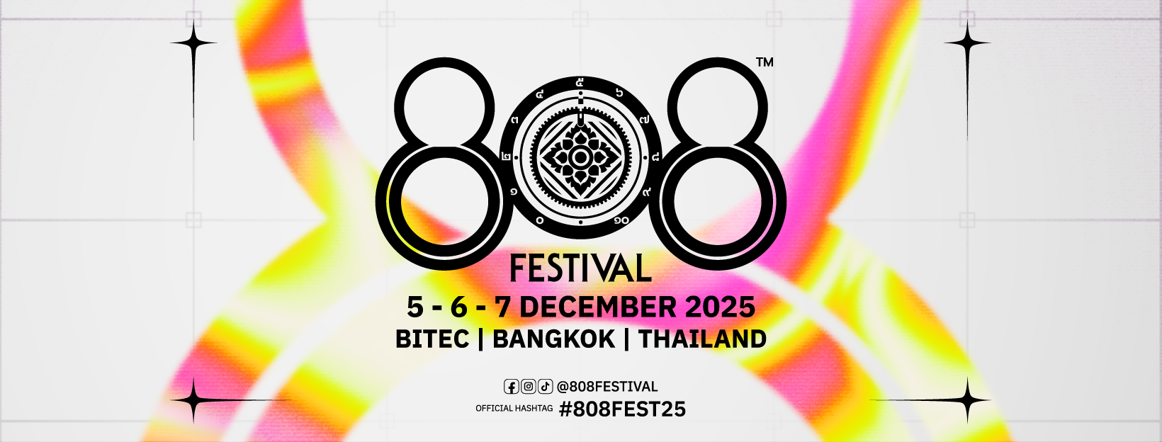 808 Festival 2025 poster