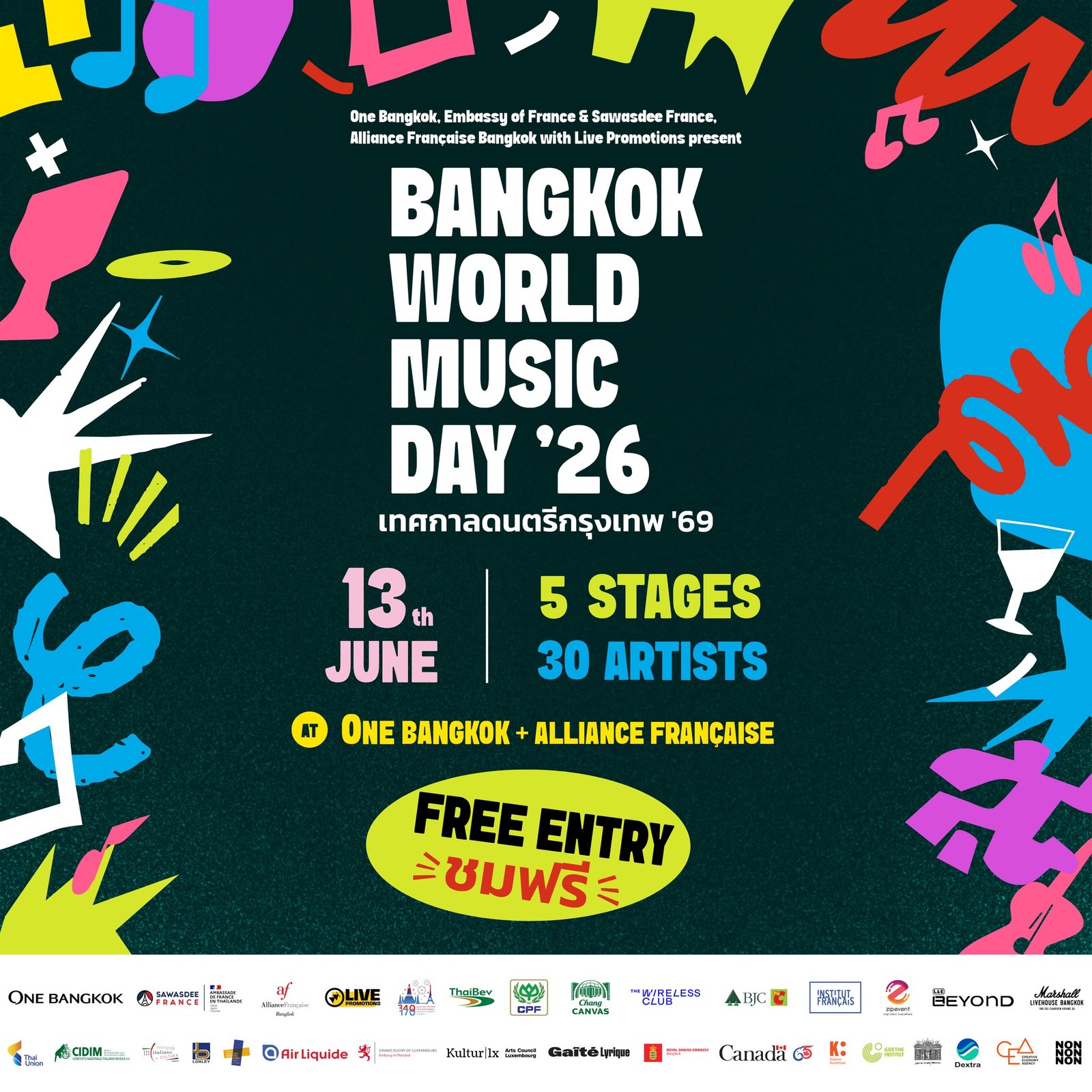 Bangkok World Music Day '26