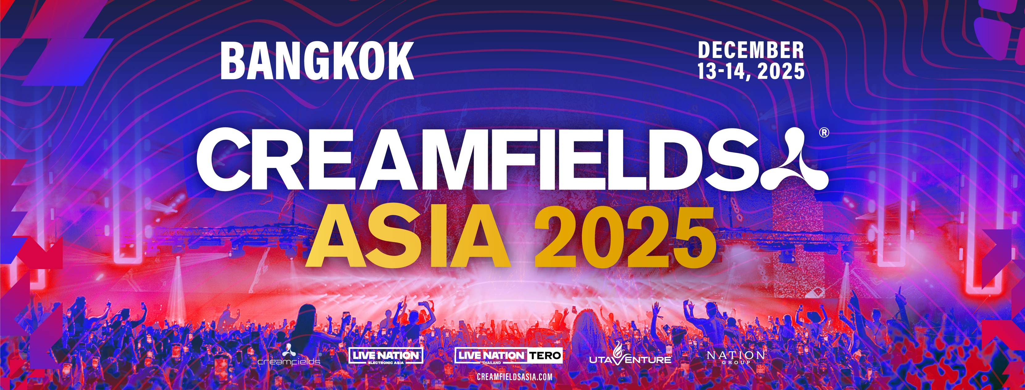 Creamfields Asia 2025 poster