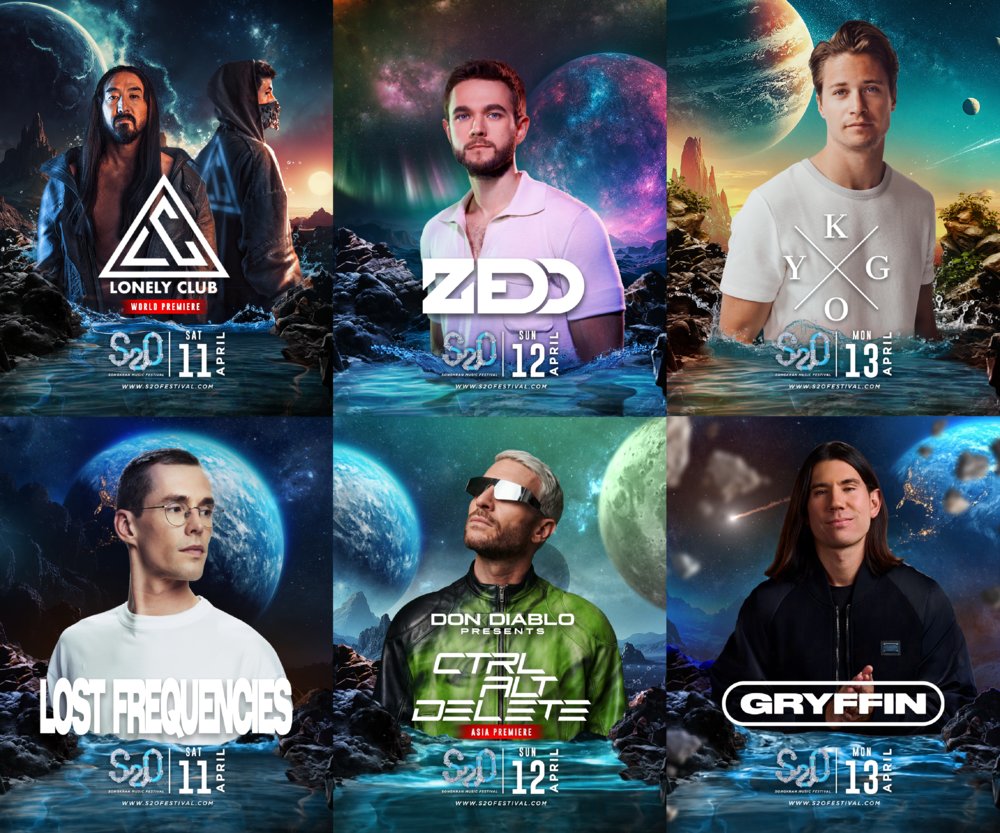 S2O Songkran Music Festival 2026 lineup